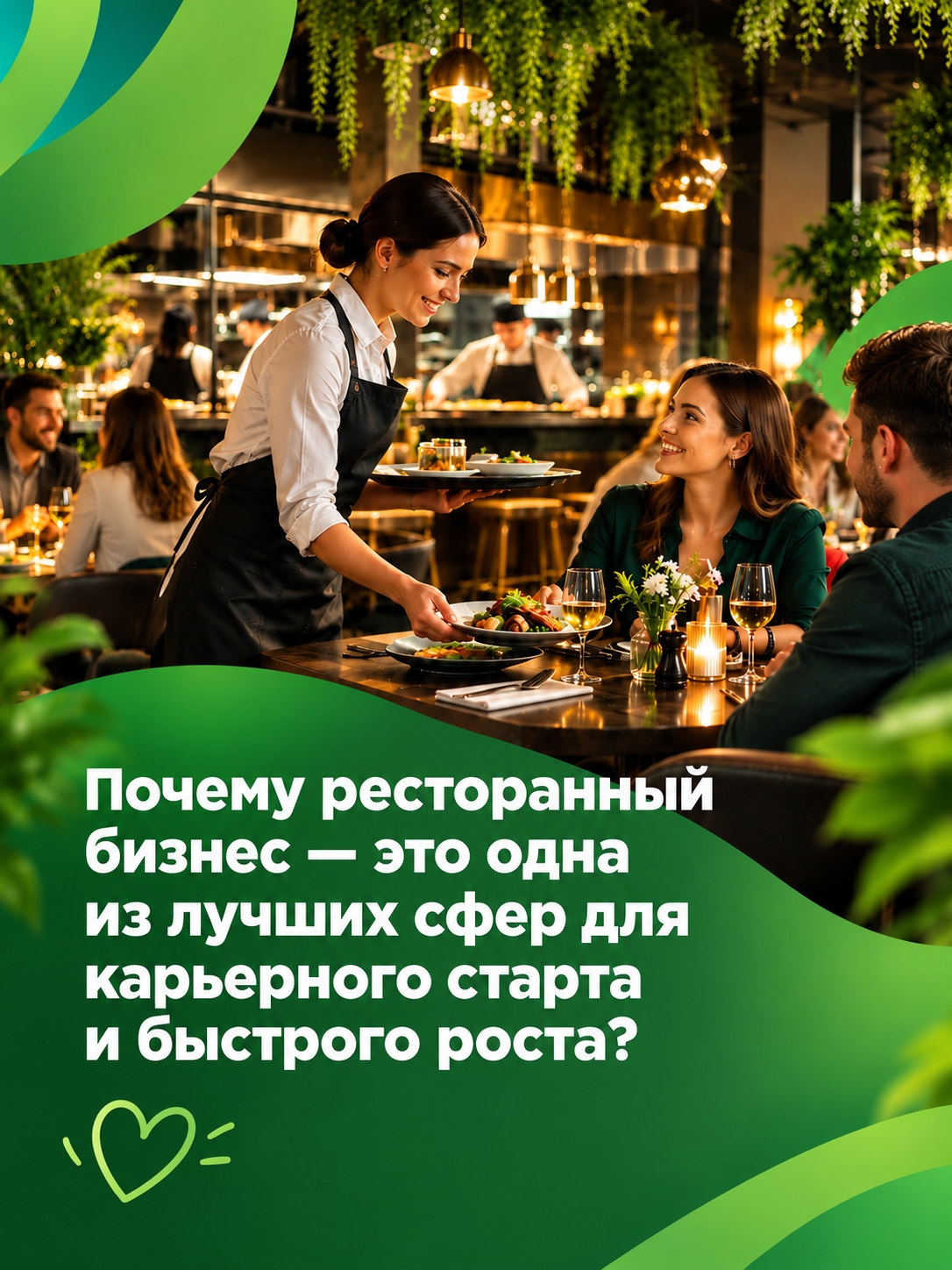 Иллюстрация к публикации «От линейного сотрудника до управляющего: открываем перспективы ресторанной сферы!»